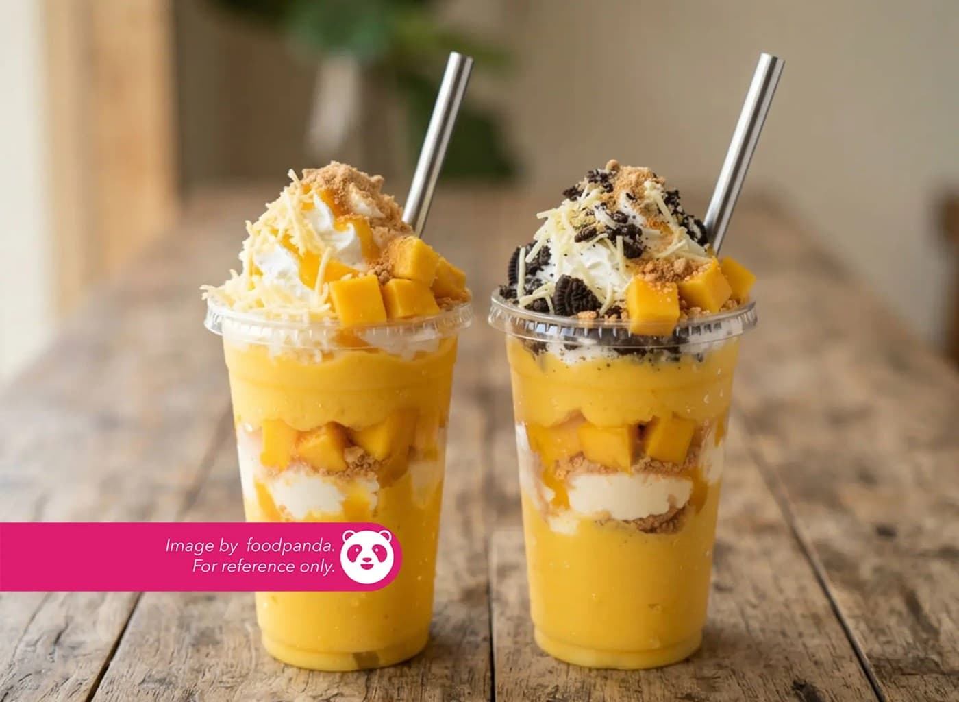 Combo, Mango With Cheese, Cheesecake Graham Shake Large, Mango With Oreo, Cheese & Cheesecake Graham Shake Large 22Ooz