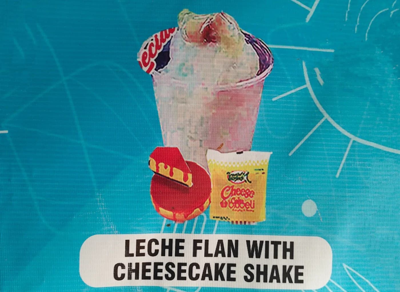 Leche Flan with Cheesecake Shake