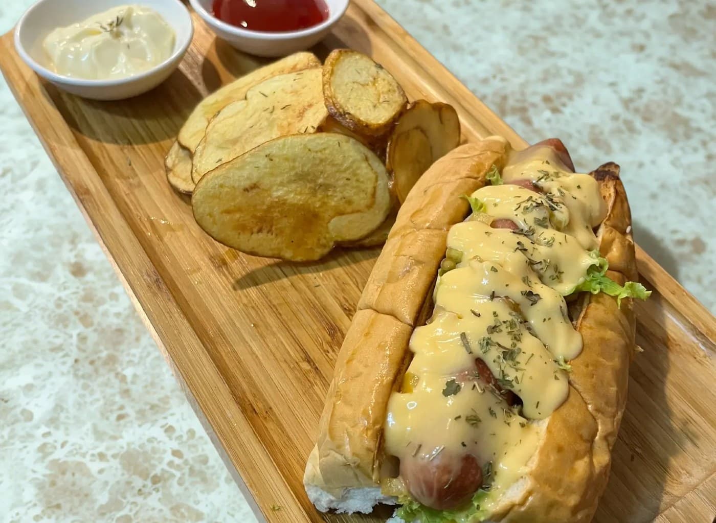 Ball Park Hotdog Sandwich