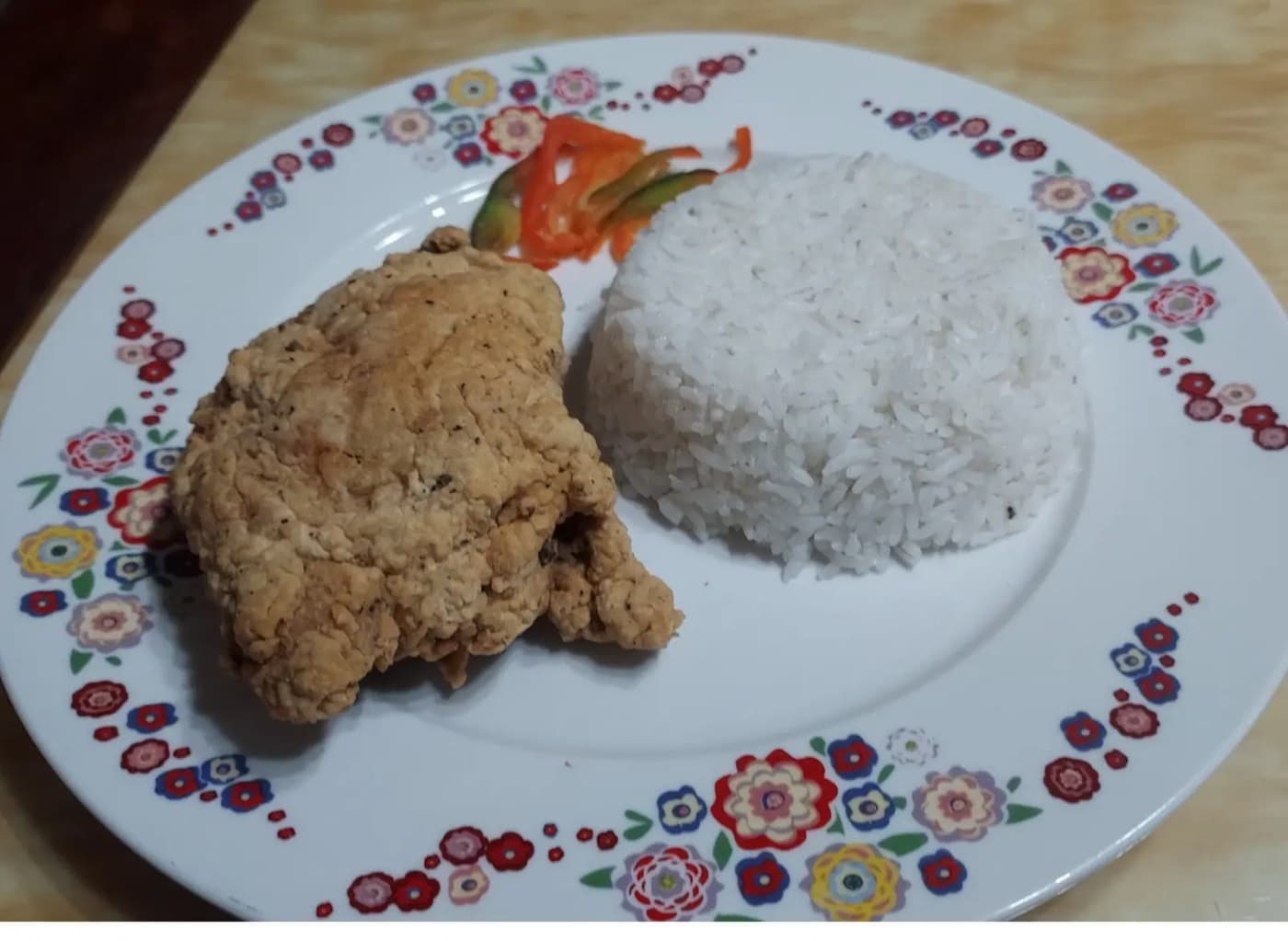 Fried Chicken with Rice