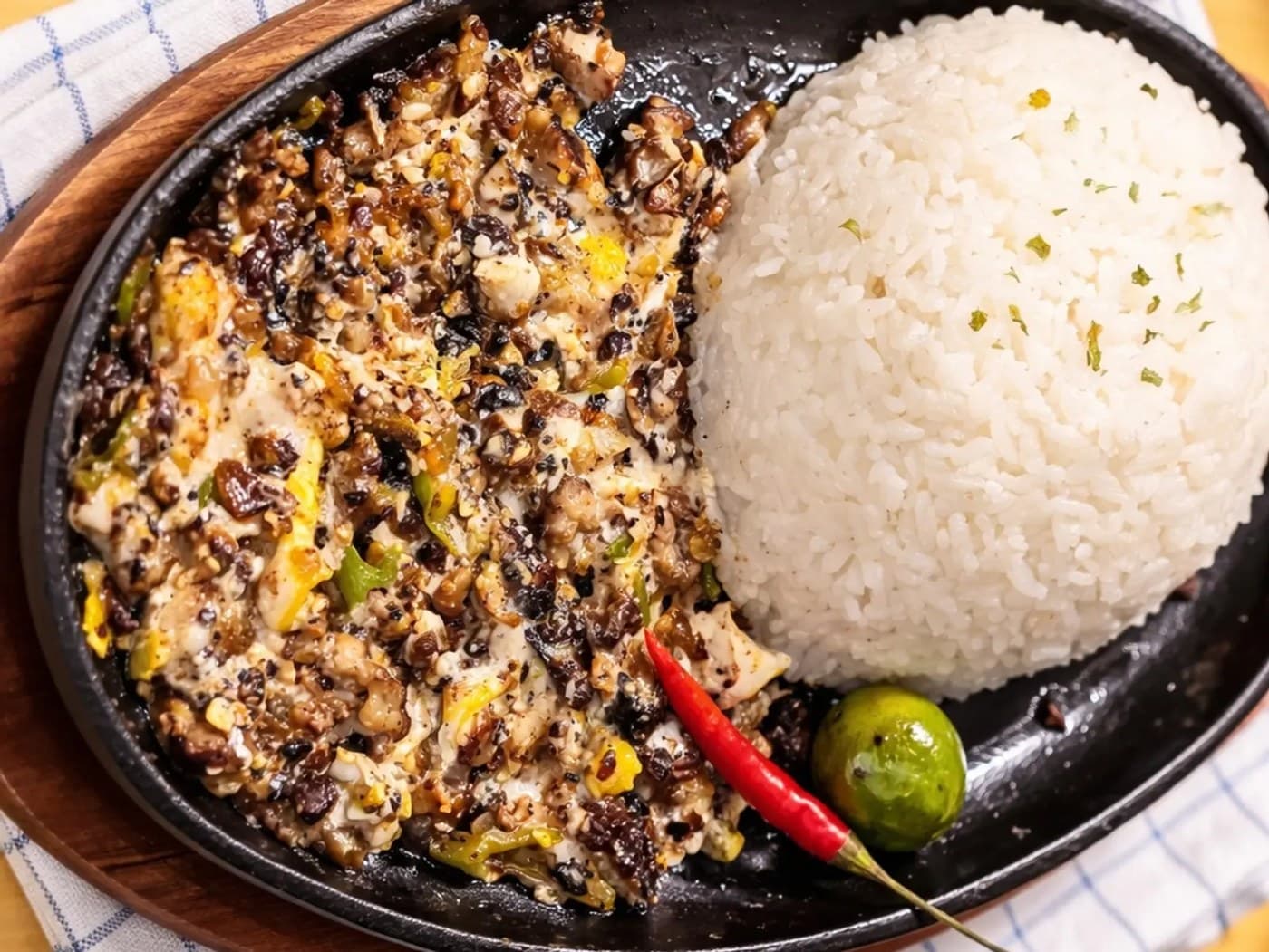 BR5. Sizzling Sisig & Rice