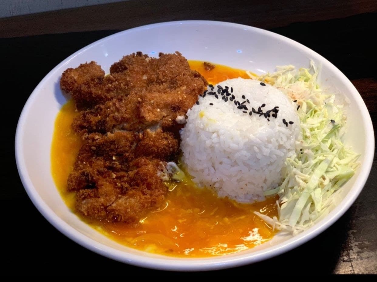 Pork katsudon
