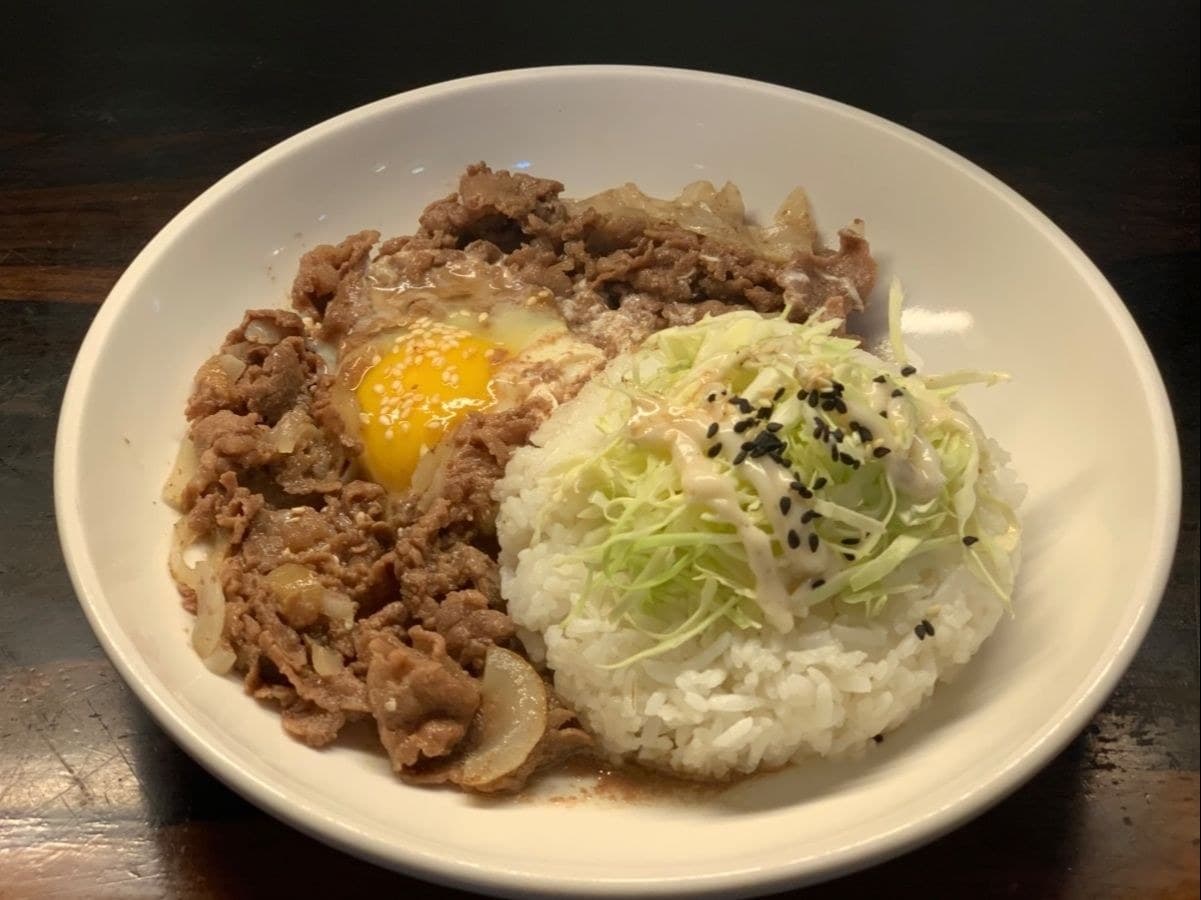 Beef gyudon