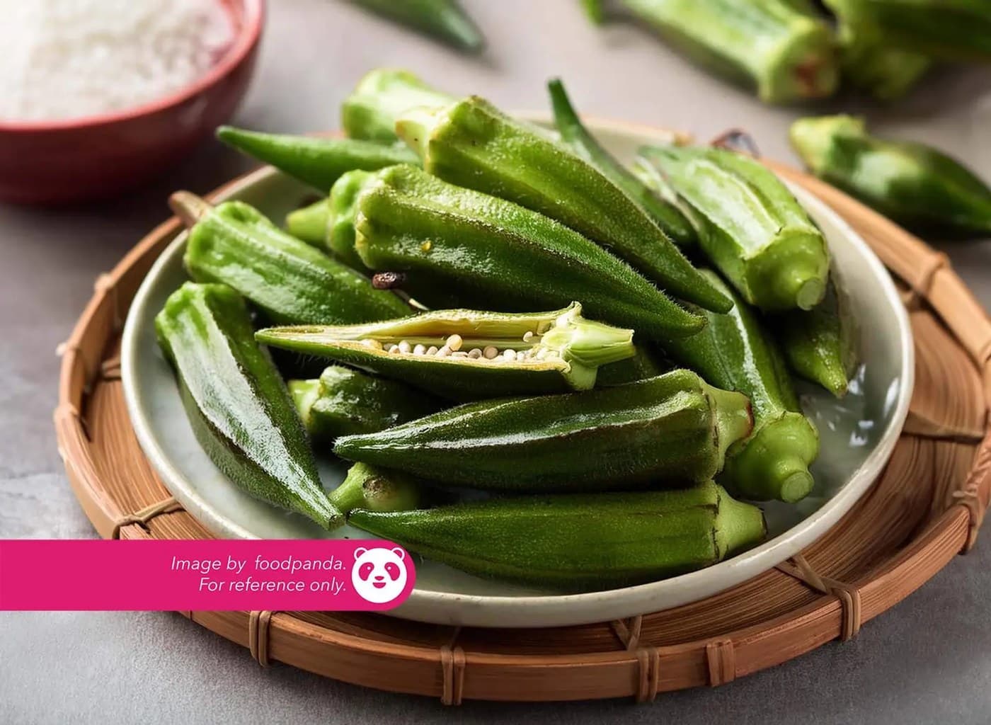 Steamed Okra