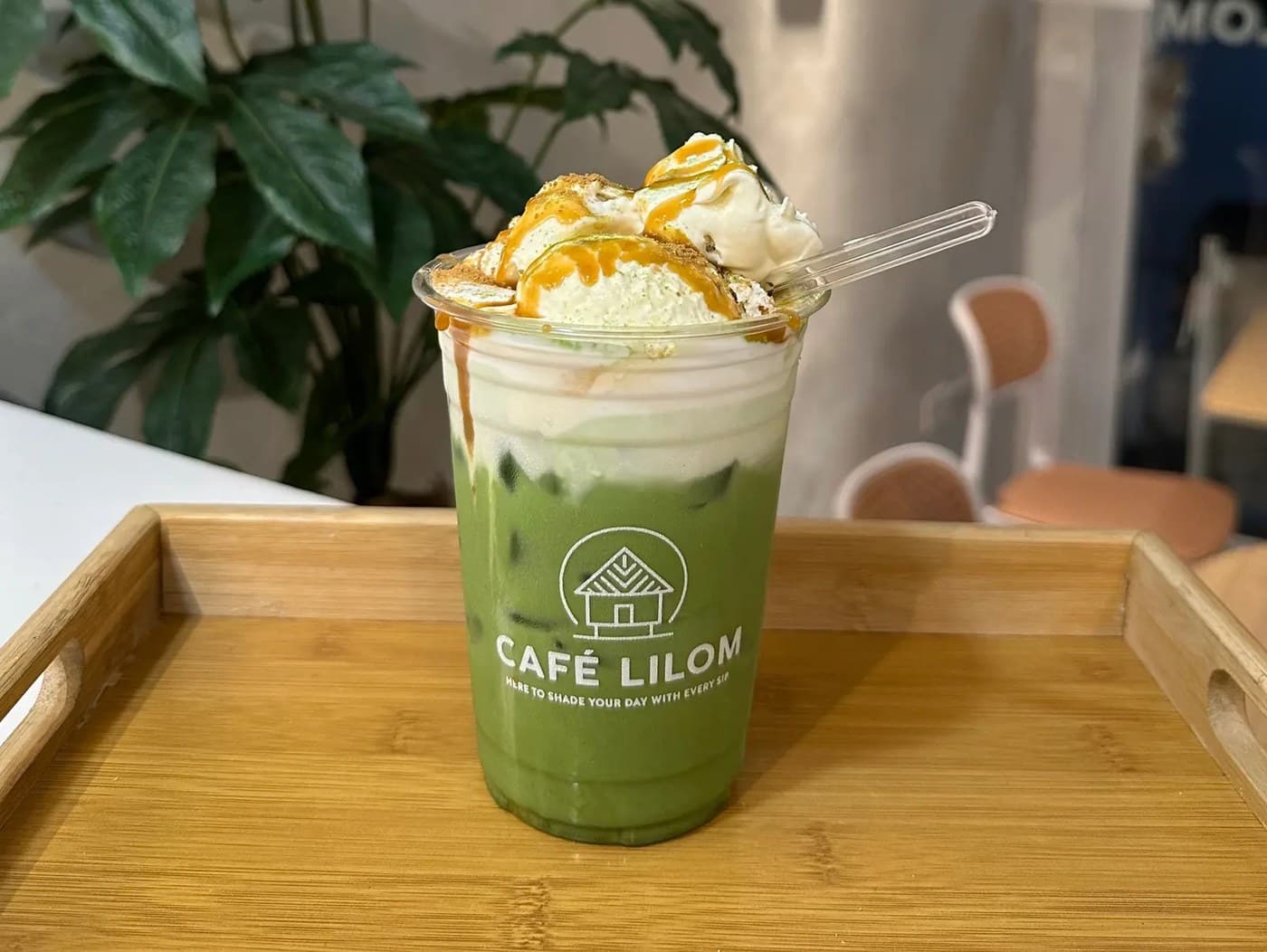 Matcha Banana pudding