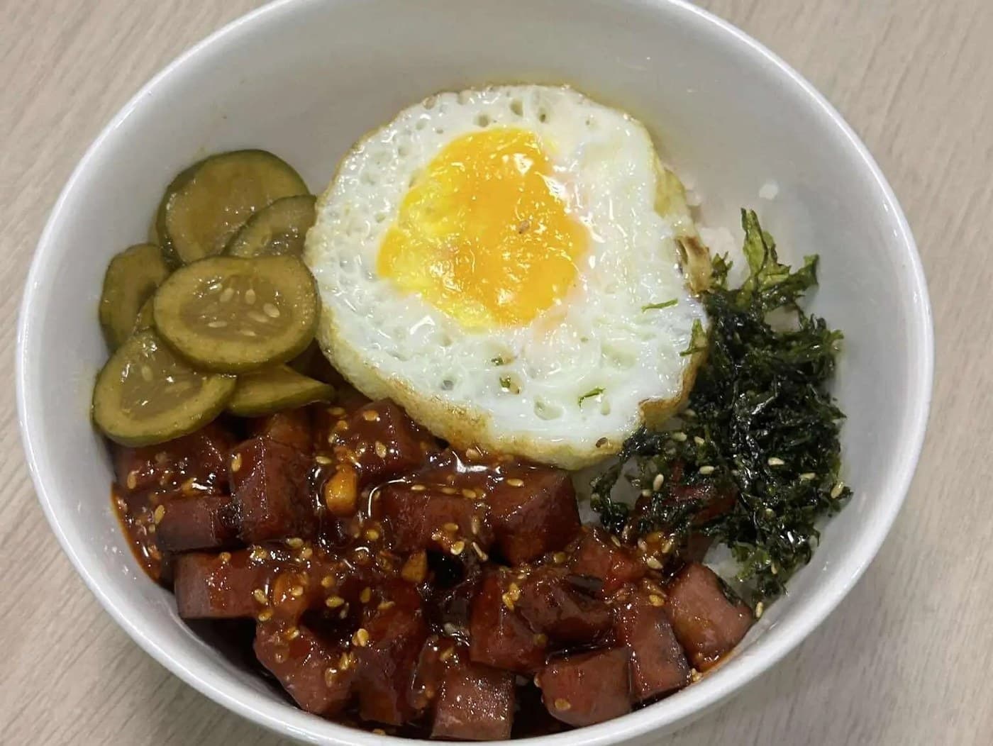 Spam Rice Bowl