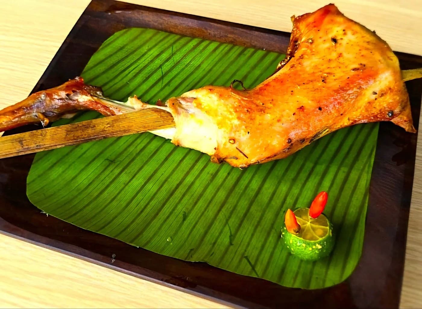 Grilled Paa (Native Chicken)