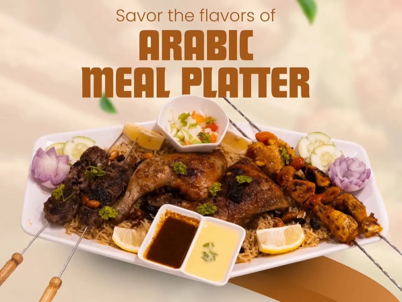 Arabic Meal Platter