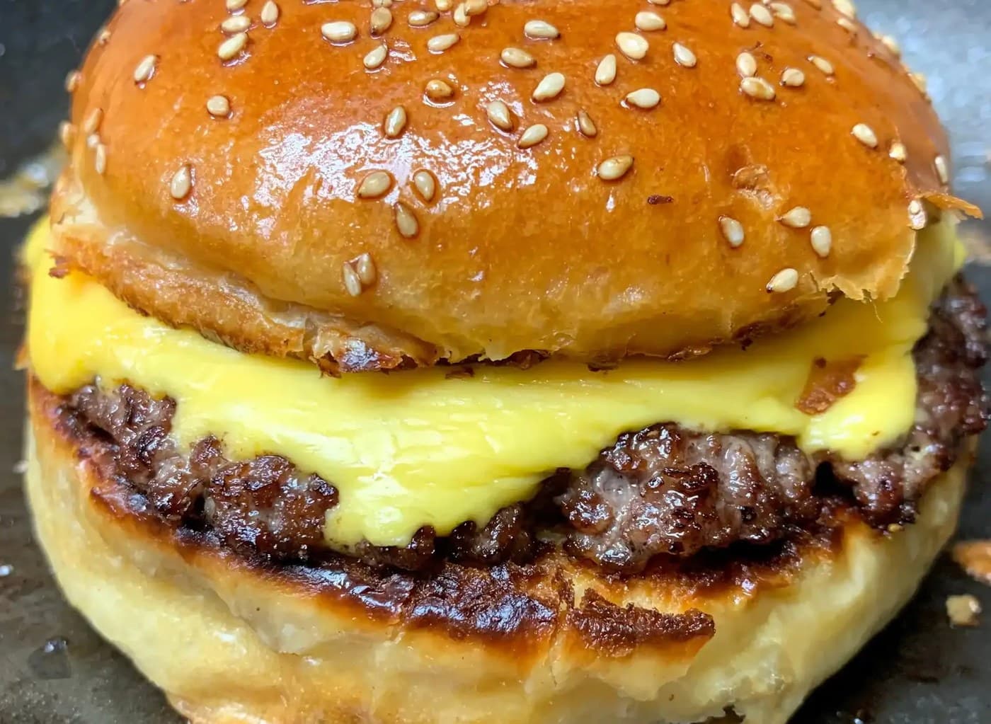 Cheesy Double Beef Patty Burger