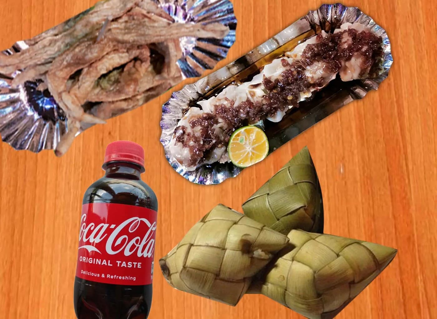 Siomai 5pcs,Tempura 5pcs ,Puso 3pcs&Sakto
