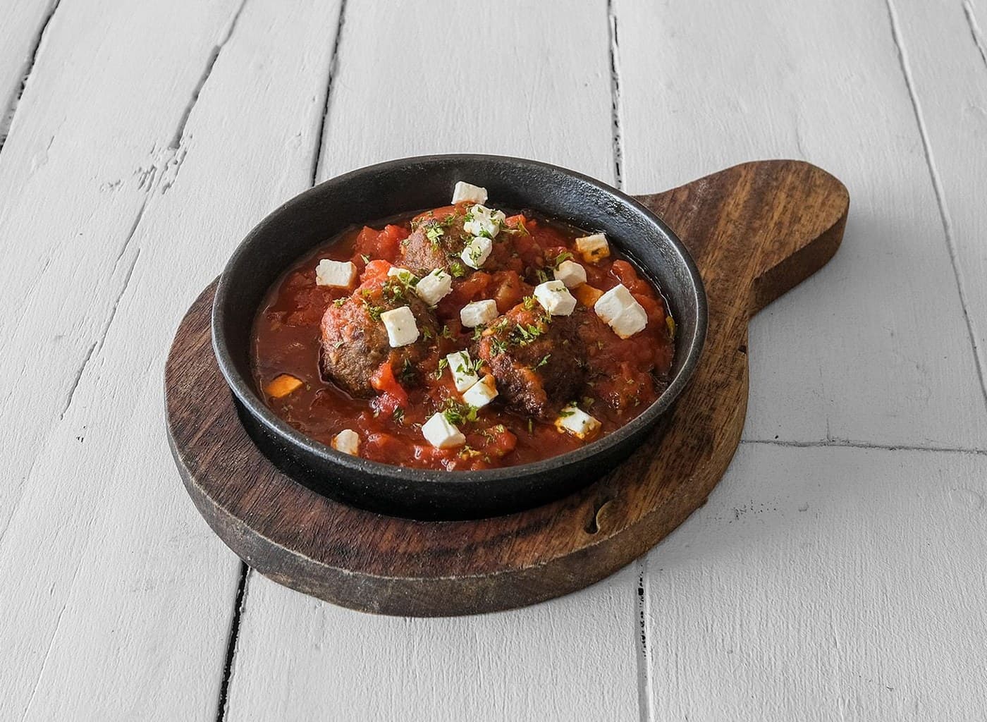Keftedes With Red Sauce