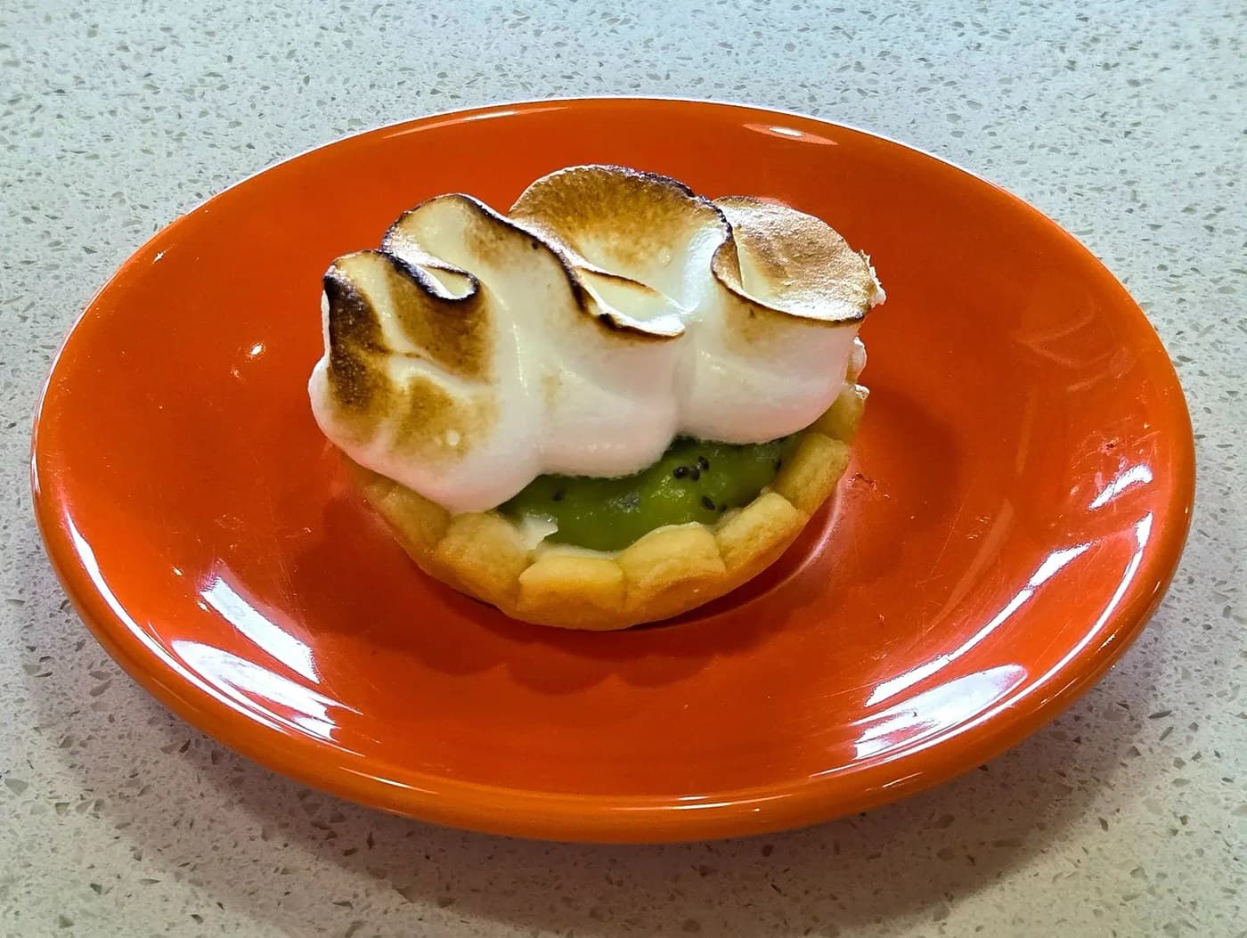 Kiwi Meringue Tart