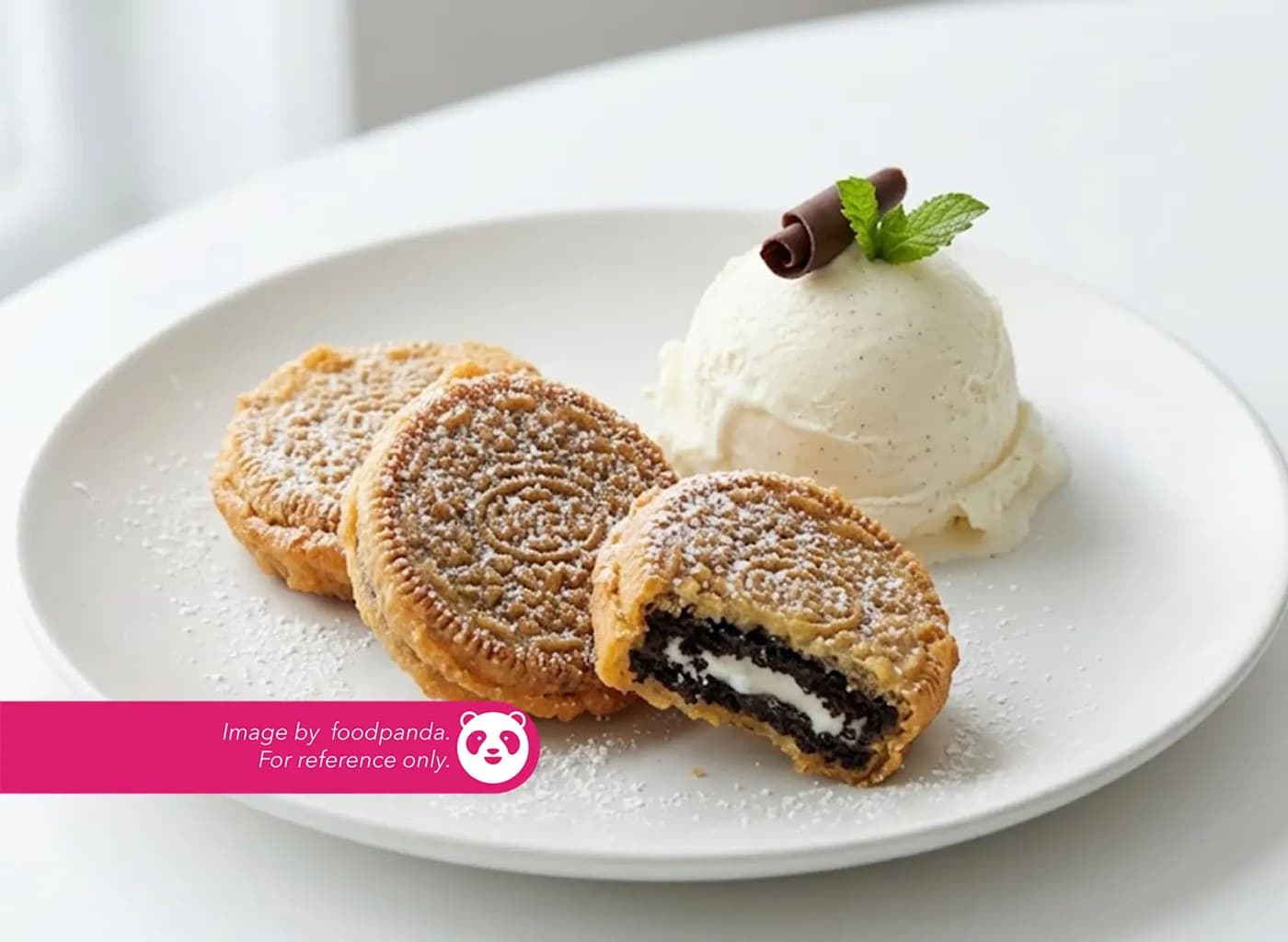 Fried Oreos with Ice Cream
