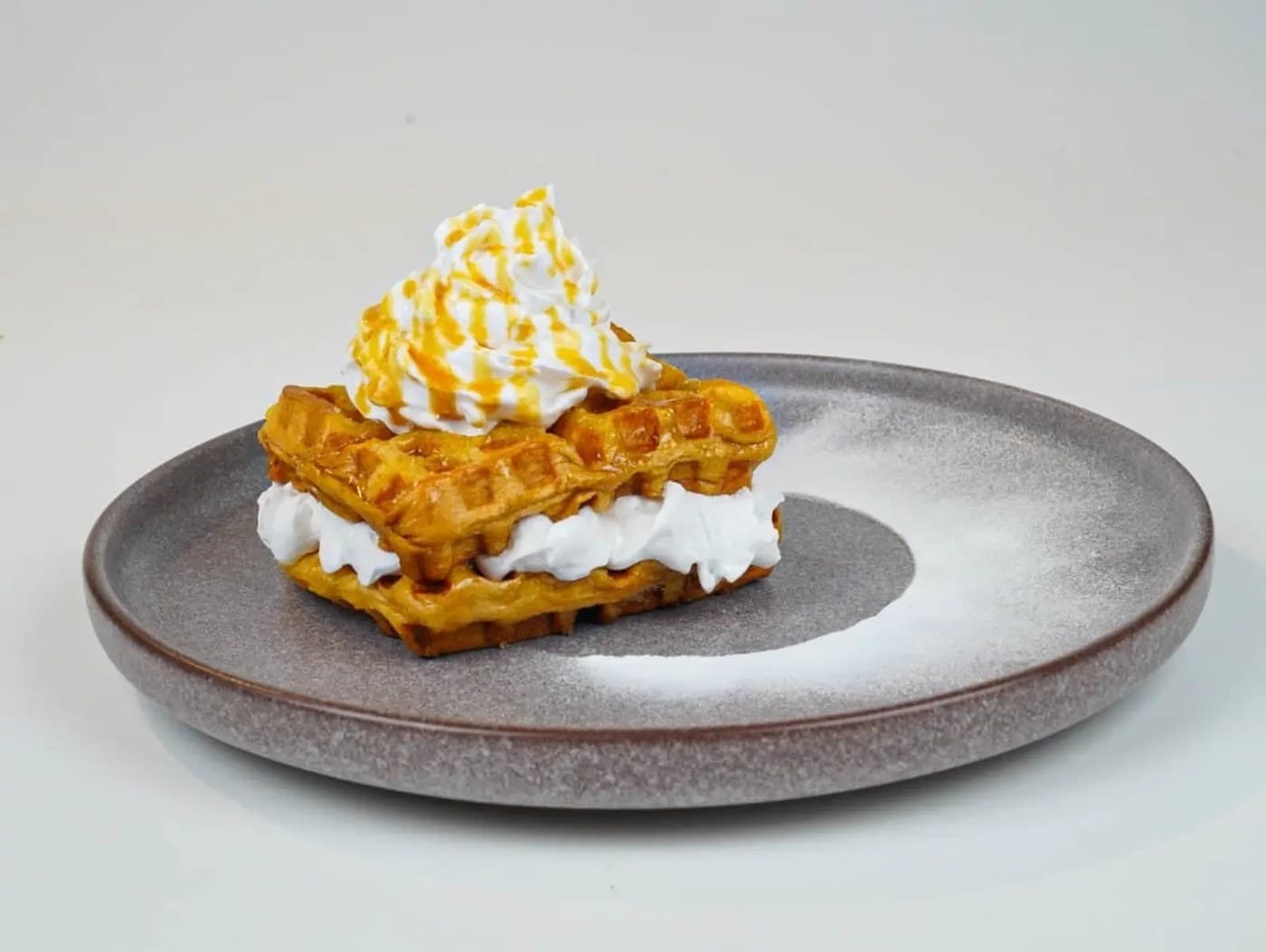 Sweet Waffles with cheese