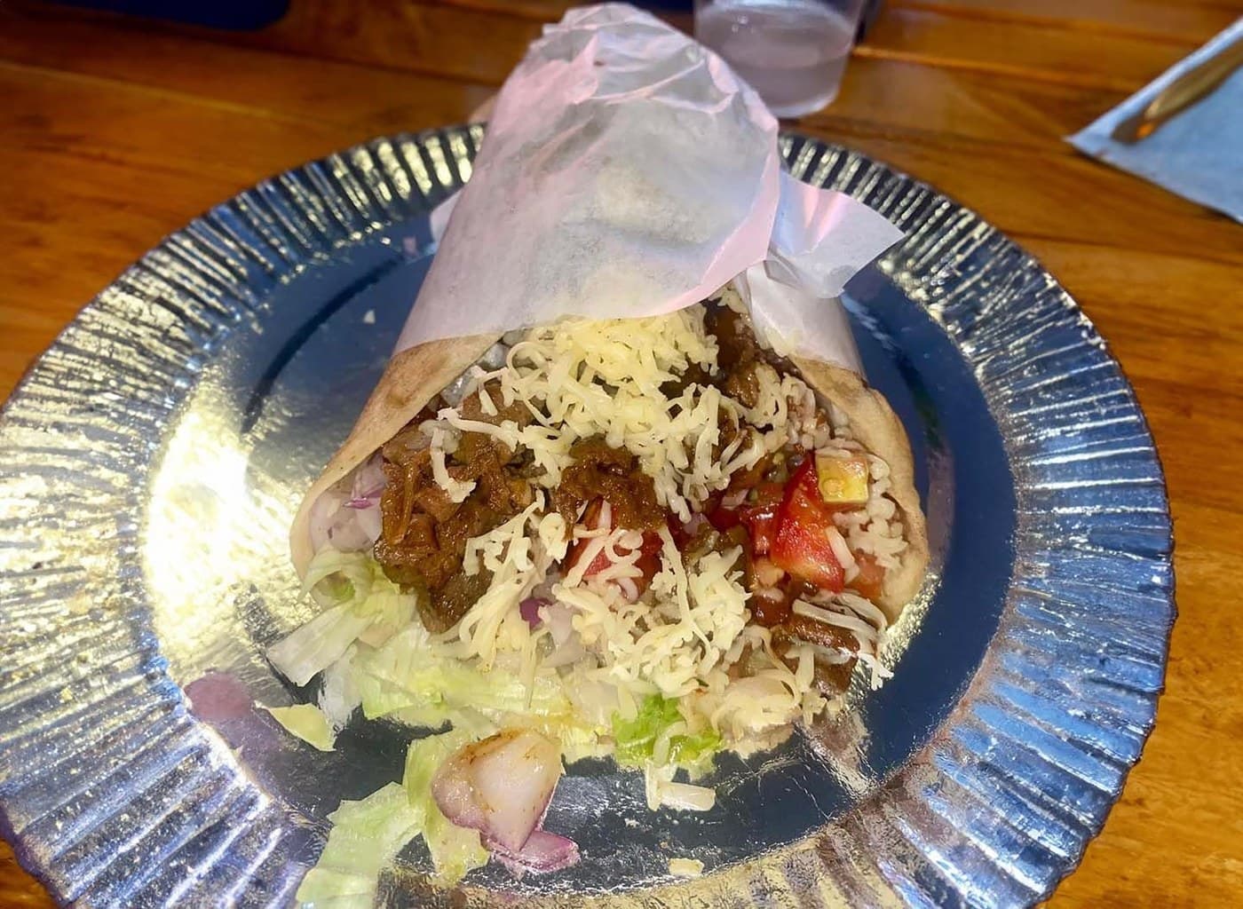 Shawarma Wrap with Cheese