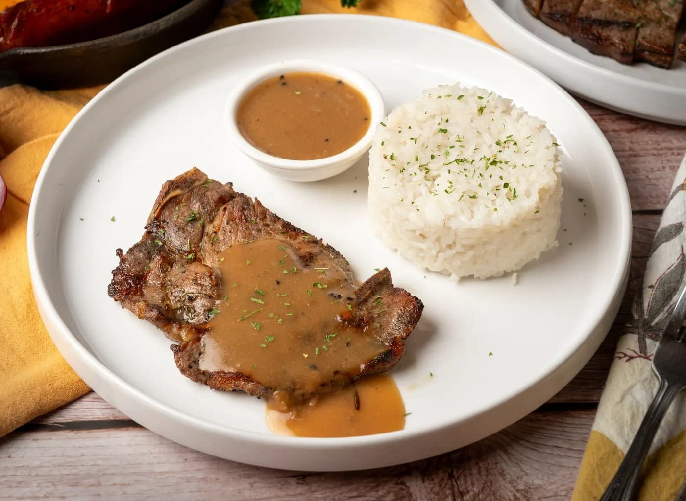 Mini Grilled Pork Steak