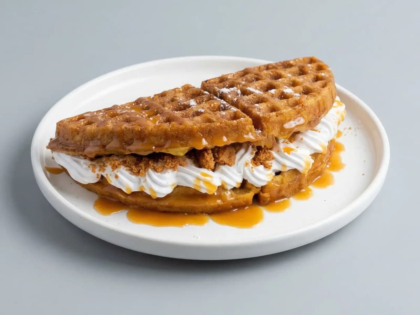 Mango Graham Waffle