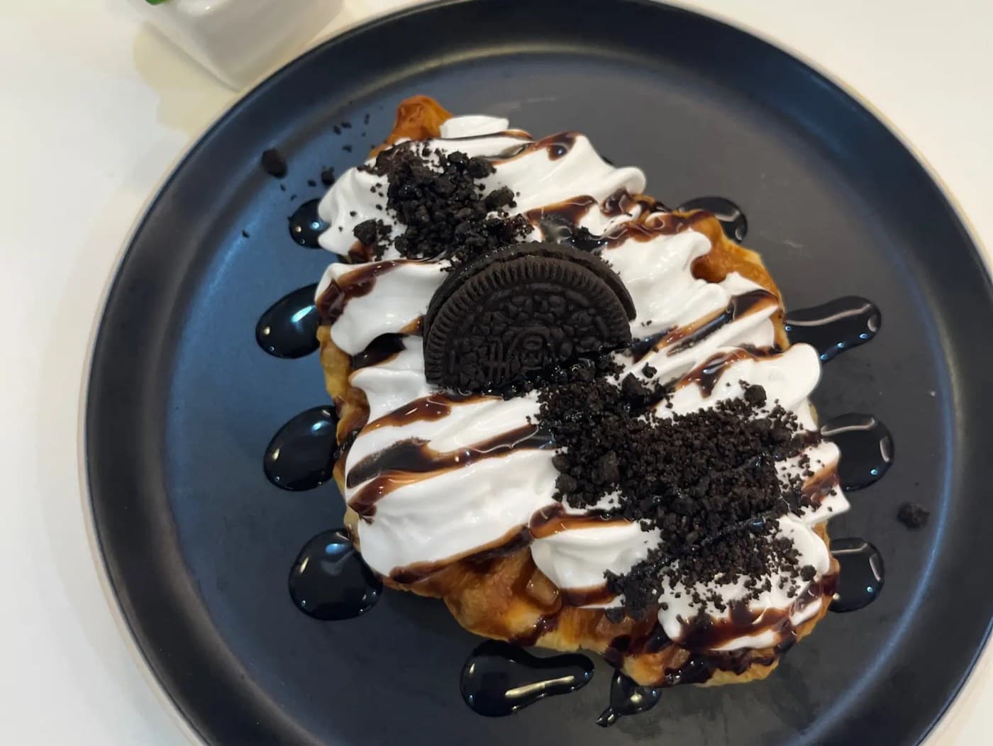 Cookies and Cream Croffle
