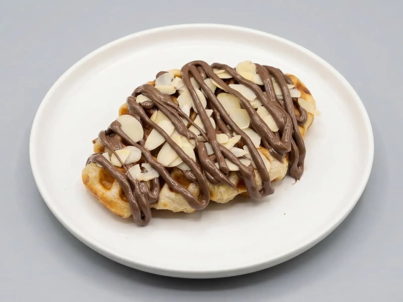 Nutella Almonds Croffle