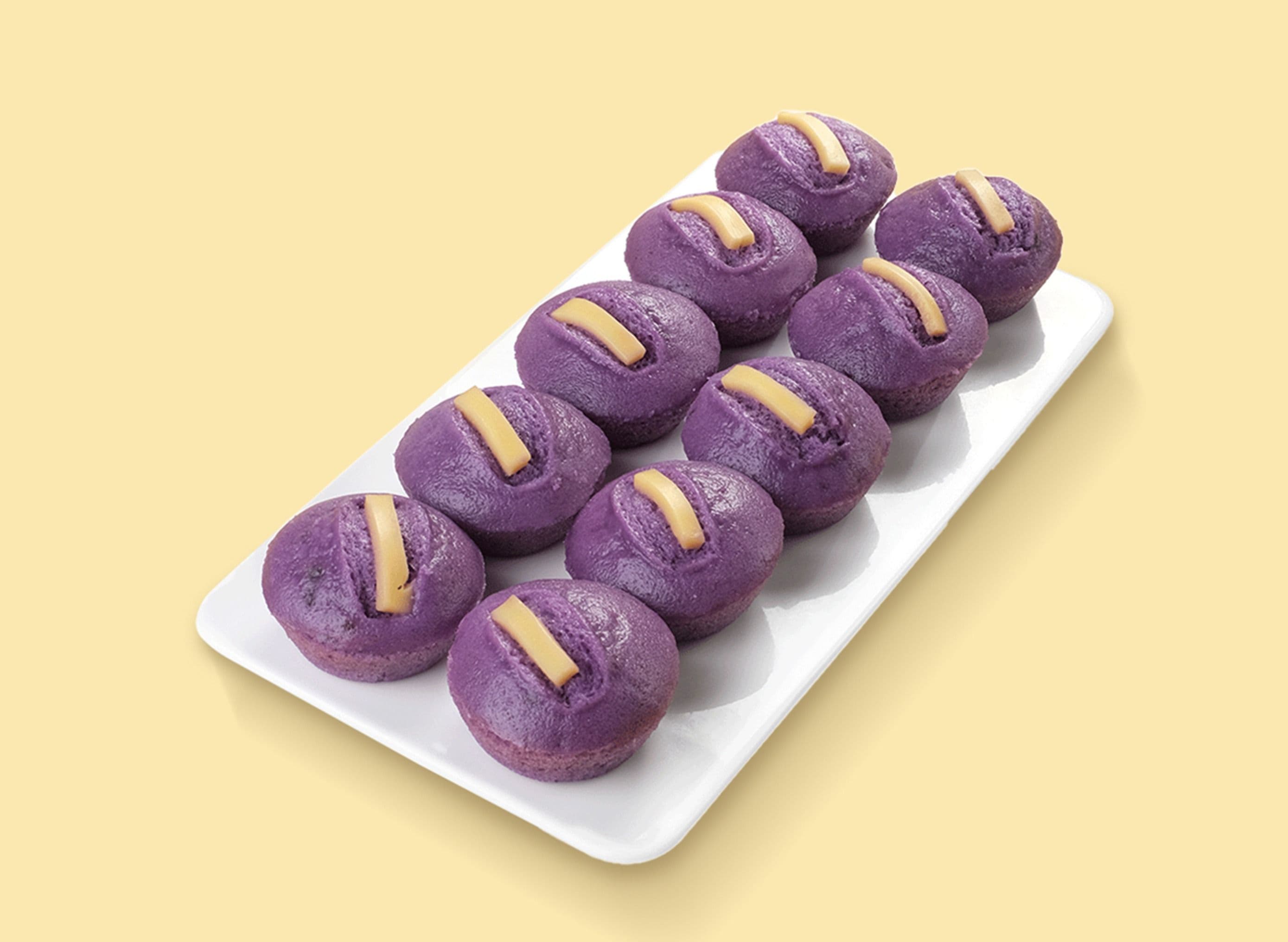 Ube Cheese Puto