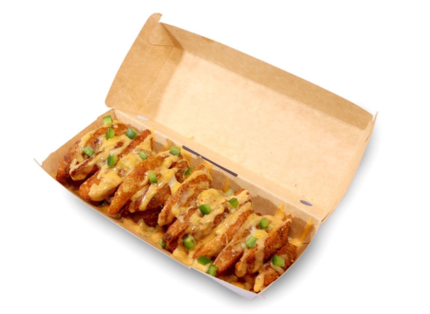 Spicy Cheese Potato Wedges