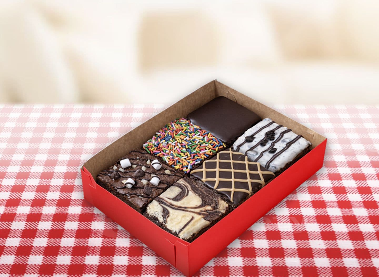 6-pc Fudgy Brownies
