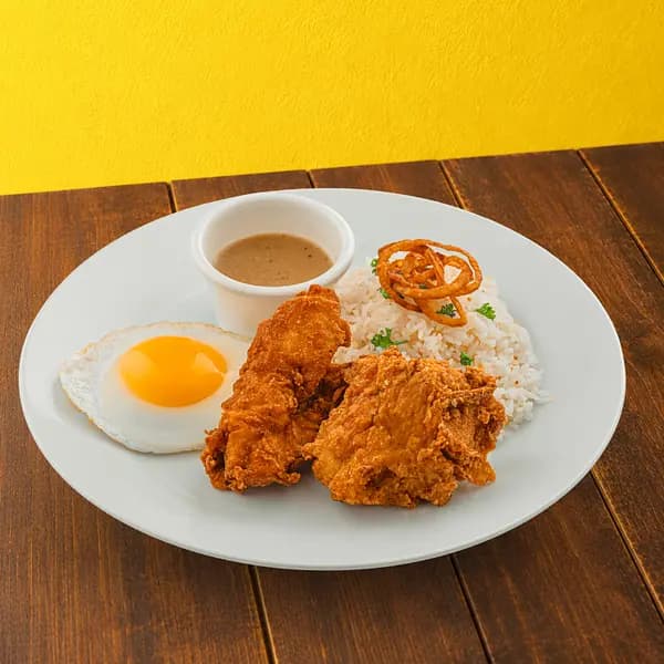 Fried Chicken Breakfast Plate