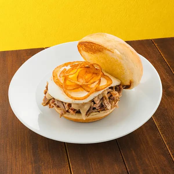 Pulled Pork and Egg Sandwich