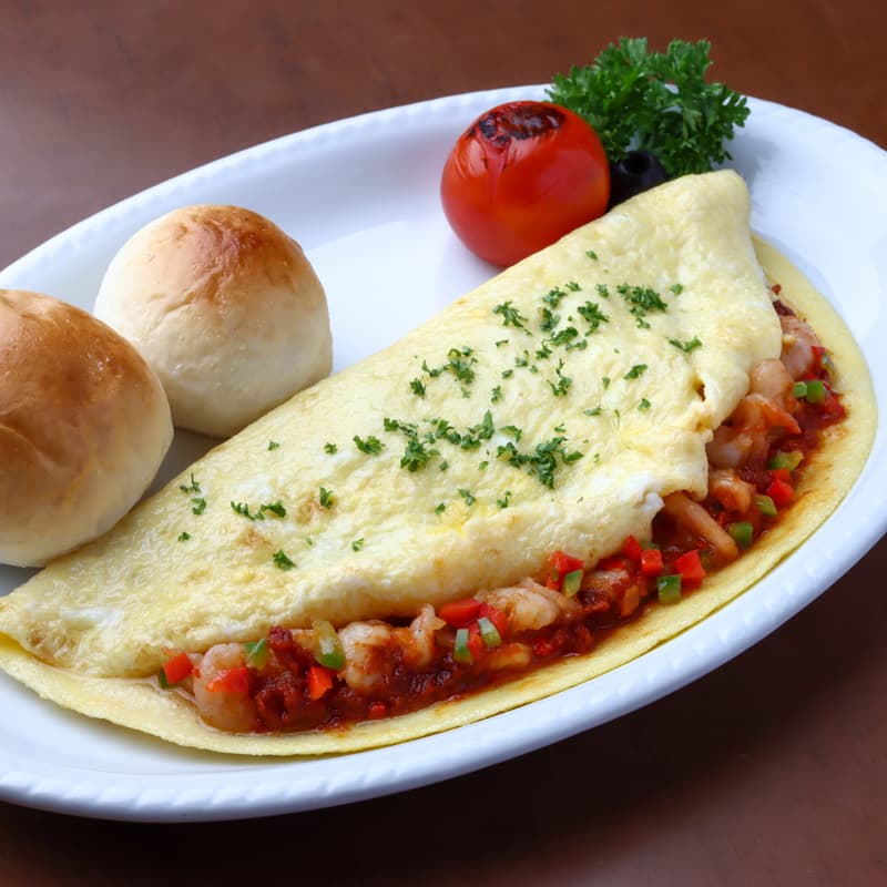 Shrimps Omelette