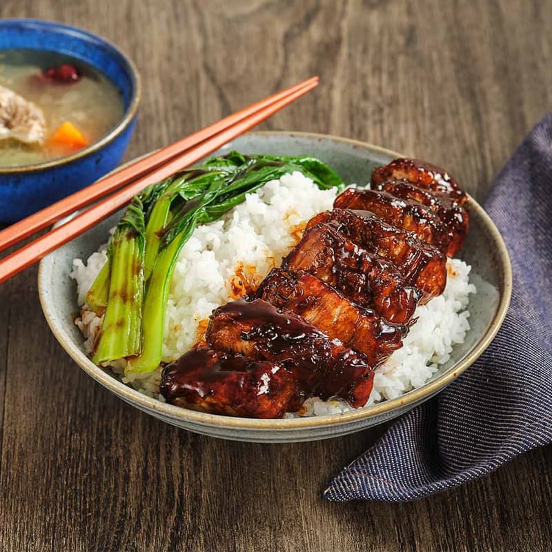 Charsiew Rice