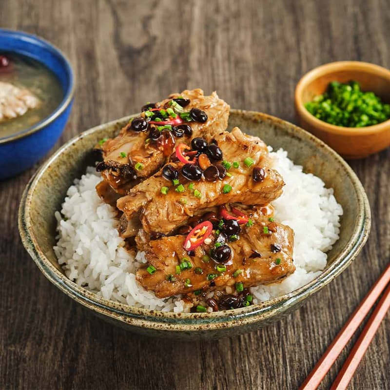 Spicy Spare Ribs Rice