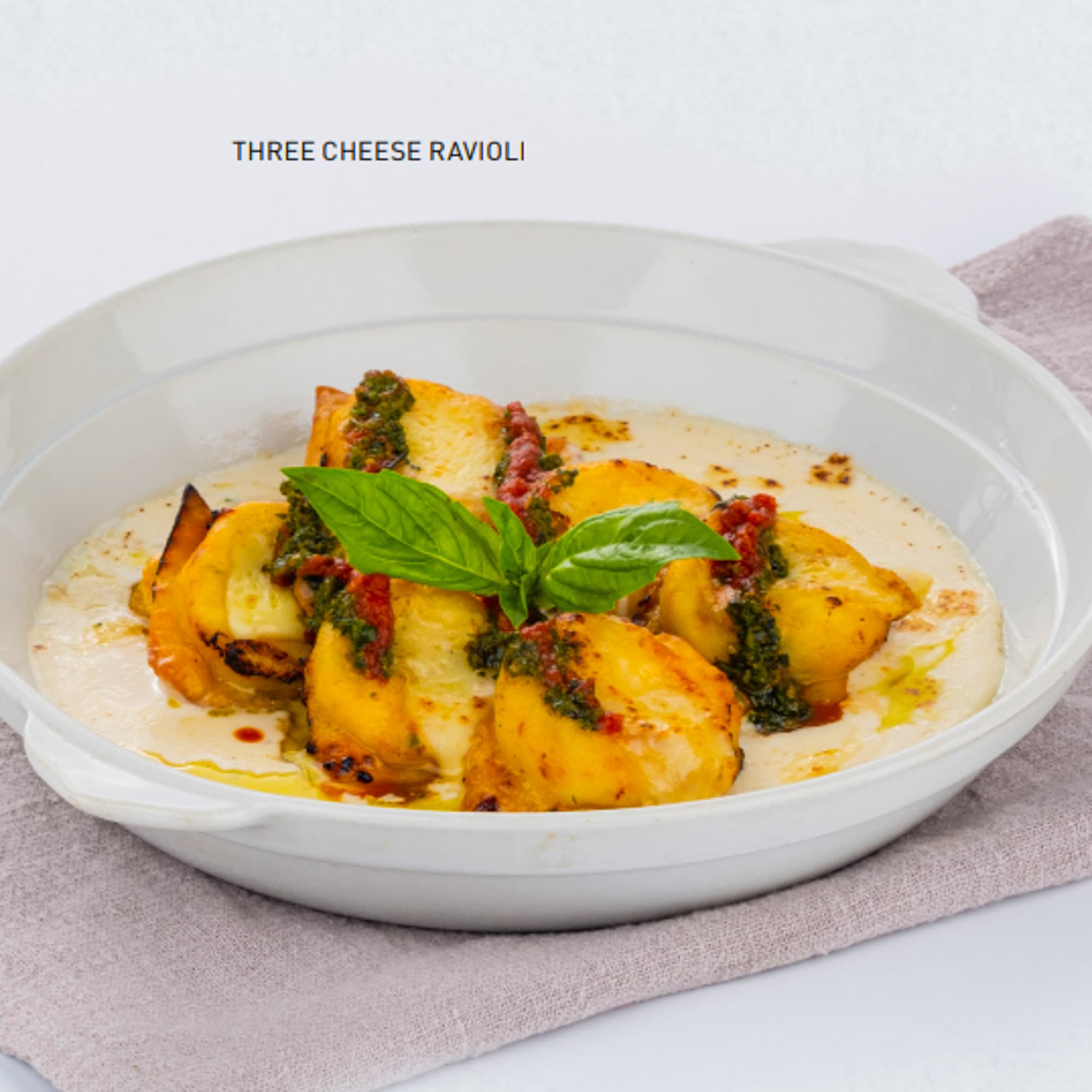 Three Cheese Ravioli
