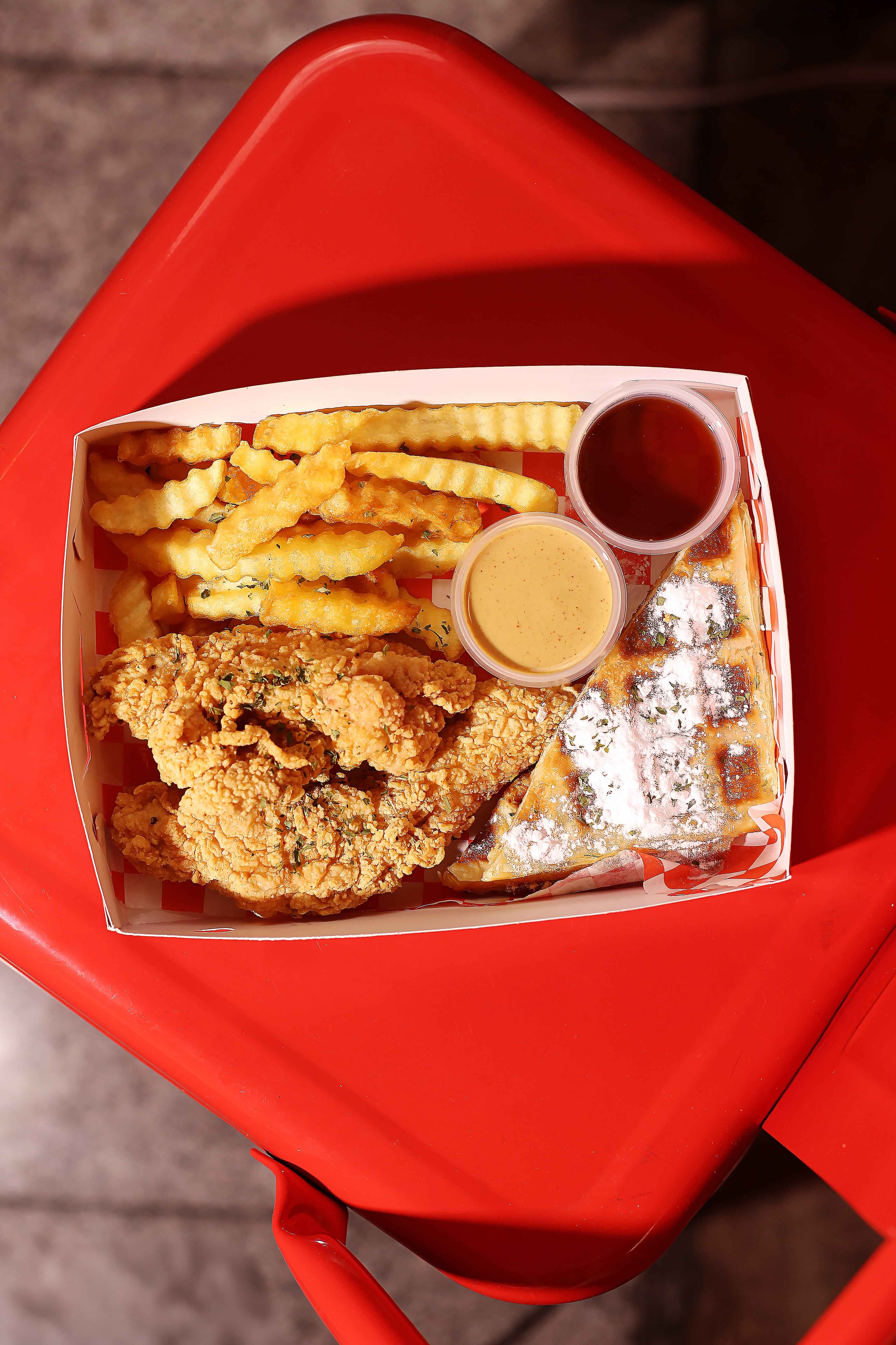 Waffle + Chx + Fries