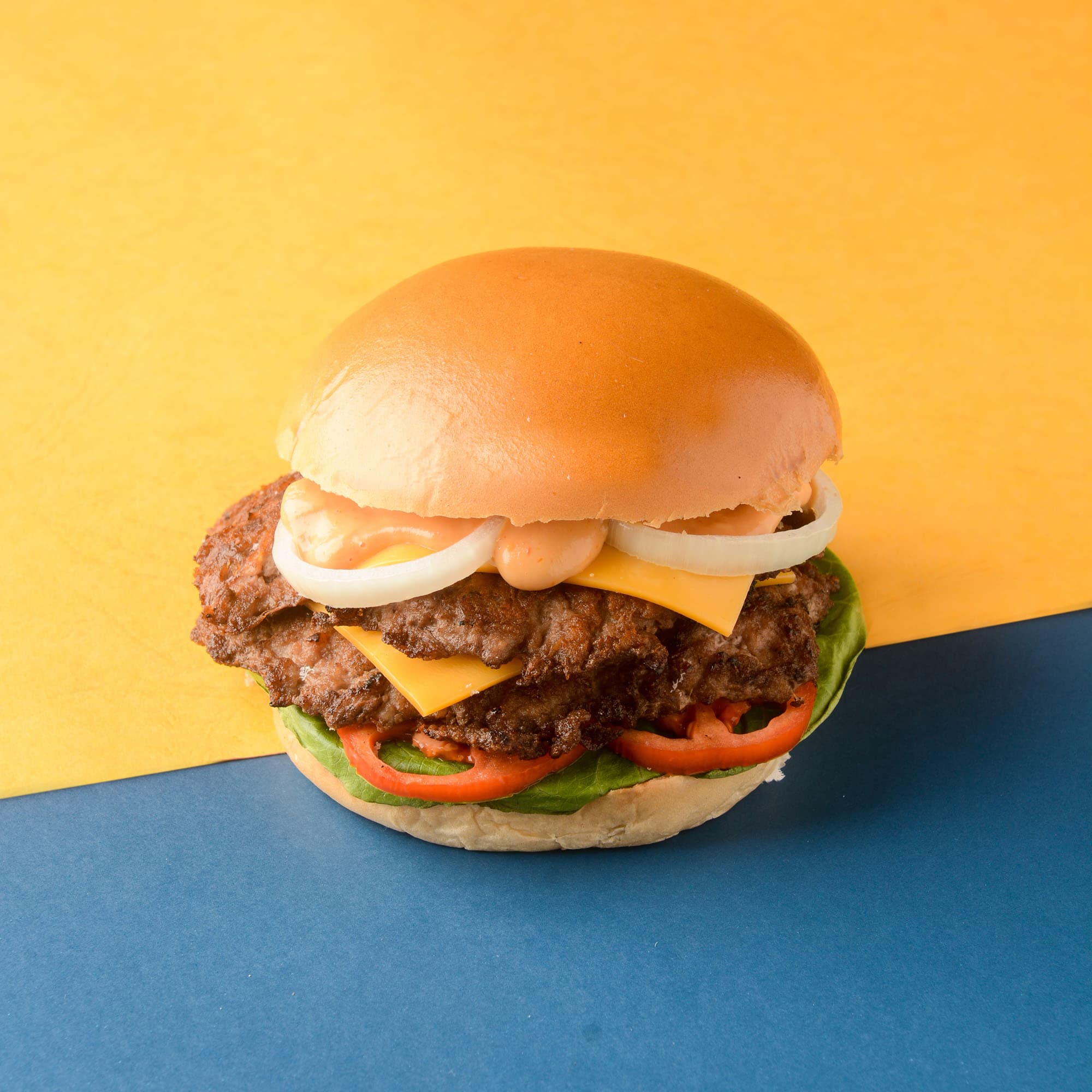 California Double Cheese Beef Burger