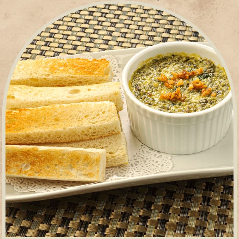 Baked Cheesy Spinach