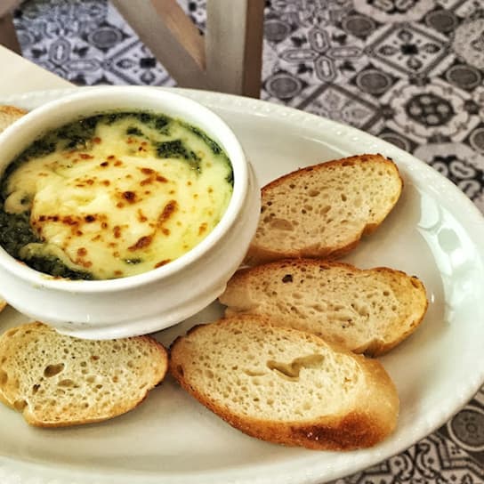 Creamy Baked Spinach