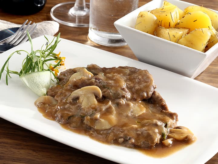 Scaloppine ai funghi