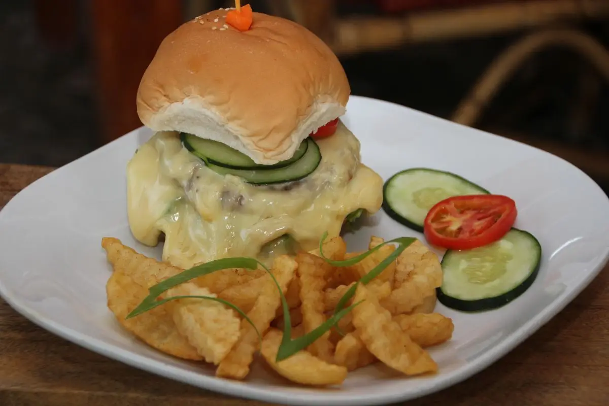 Home Made Cheese Burger