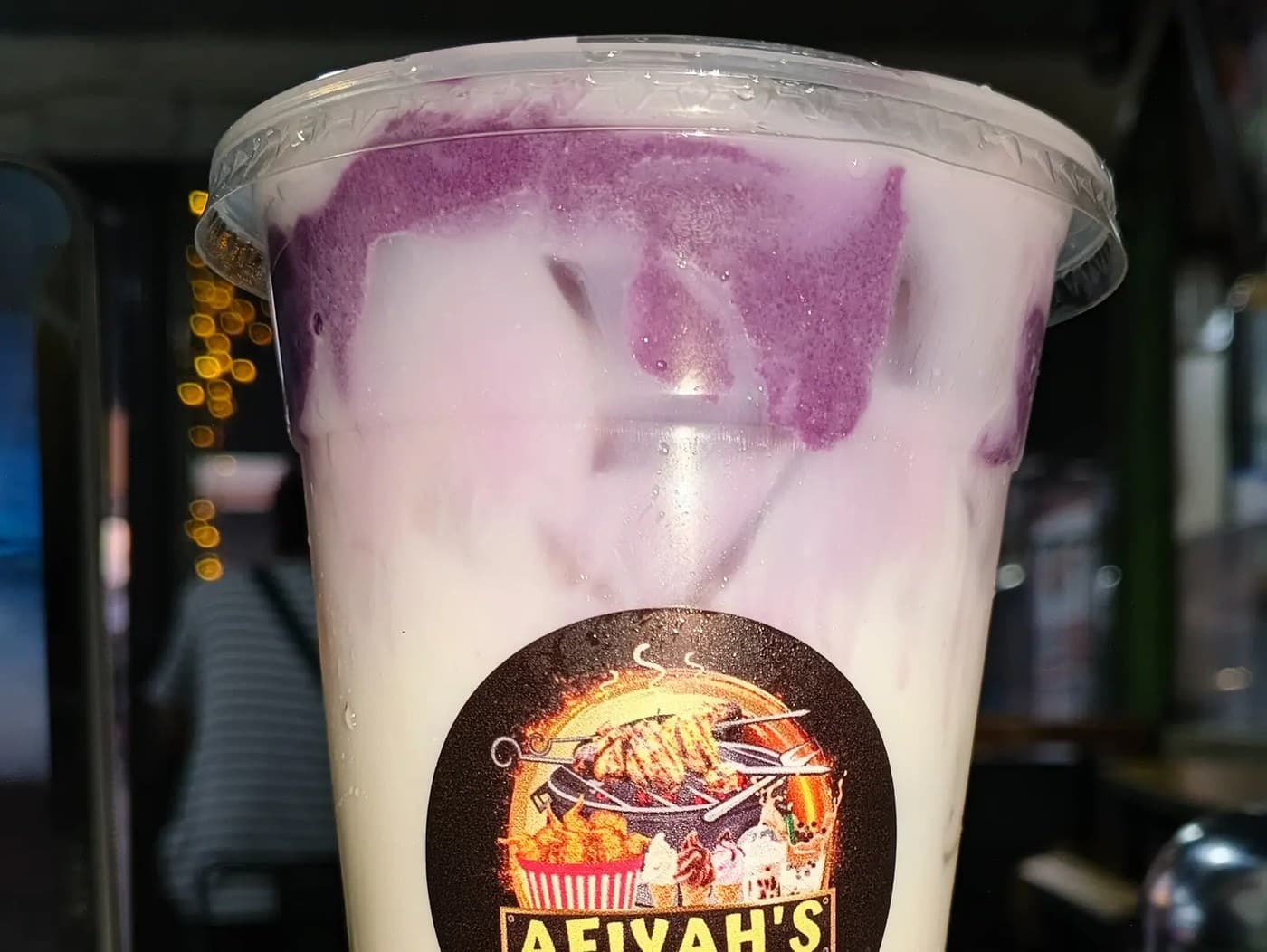 Ube Sticky Milk Dessert
