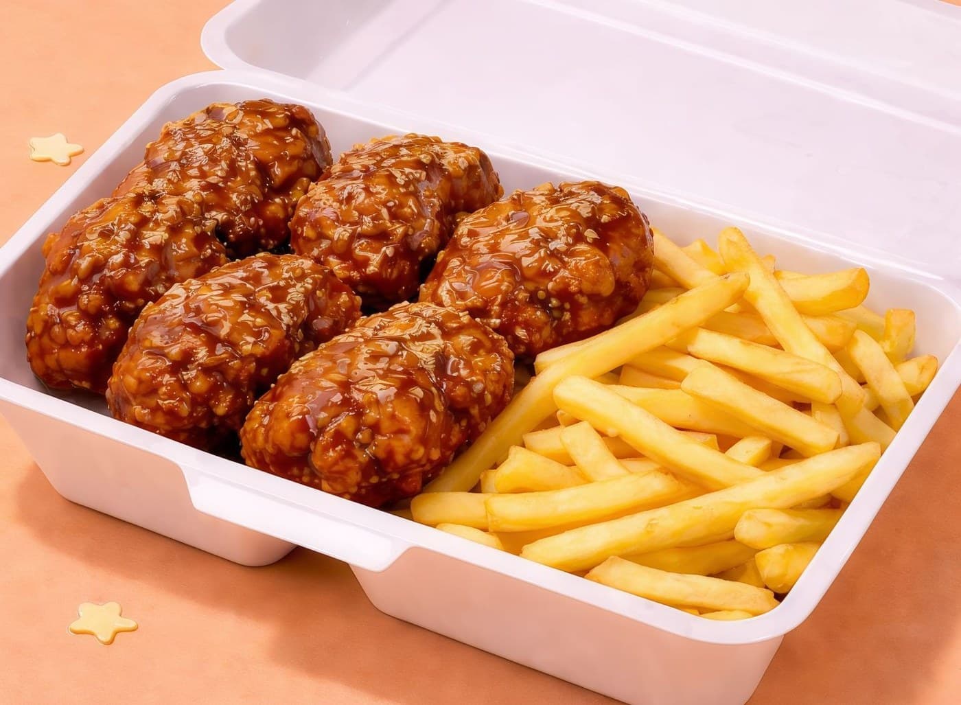 5pcs Korean Boneless Chicken with Fries