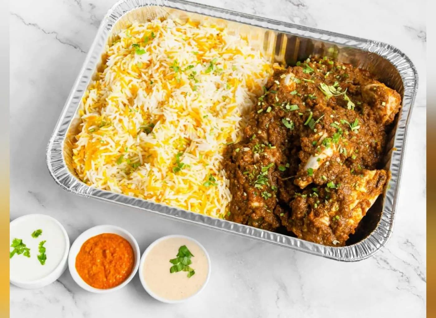 Half Chicken & Half Beef Masala