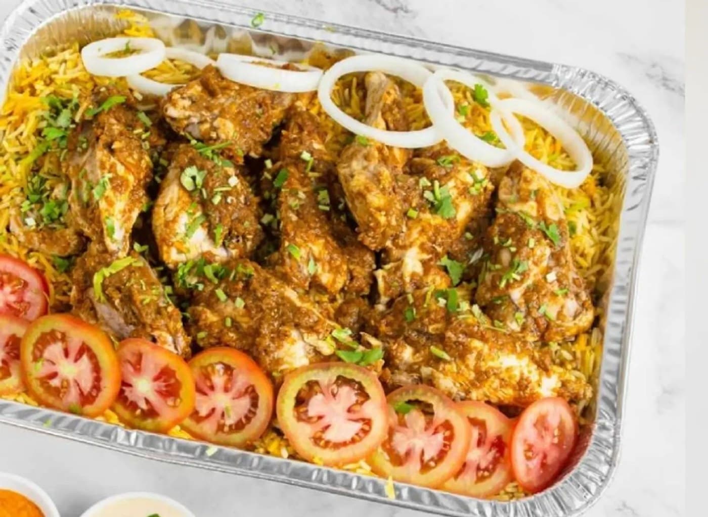 Half Chicken & Half Beef Kabsa