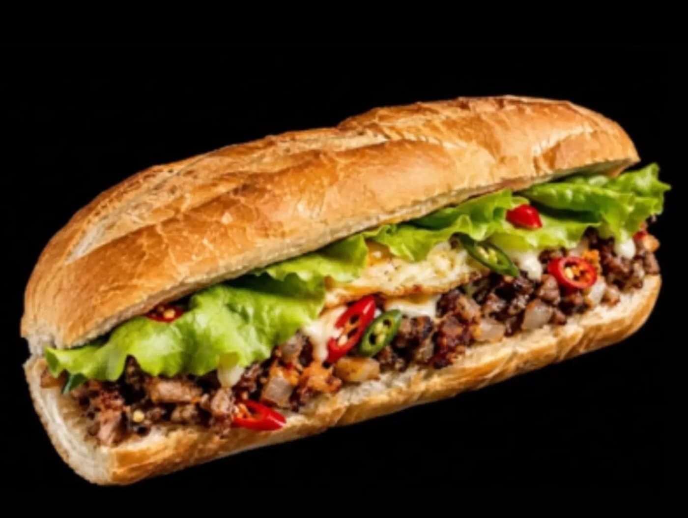 Sisig Sandwich