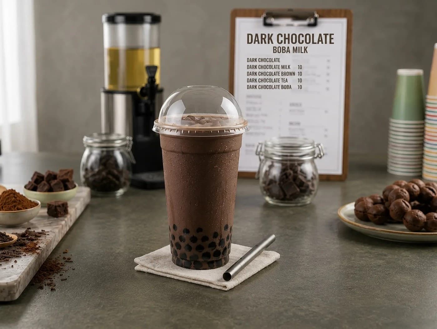 Dark Choco Milk Tea