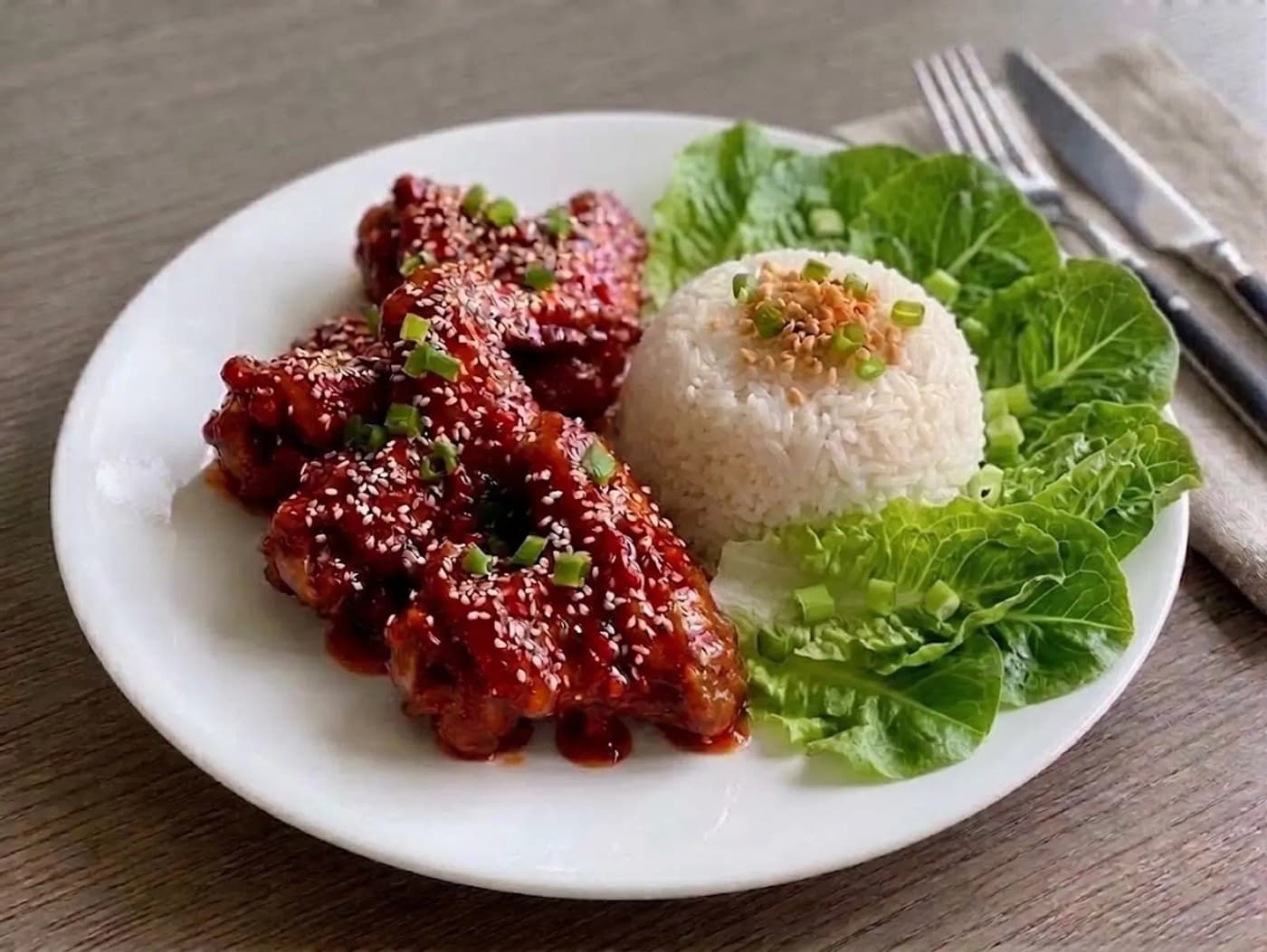 Spicy Wings Rice Meals