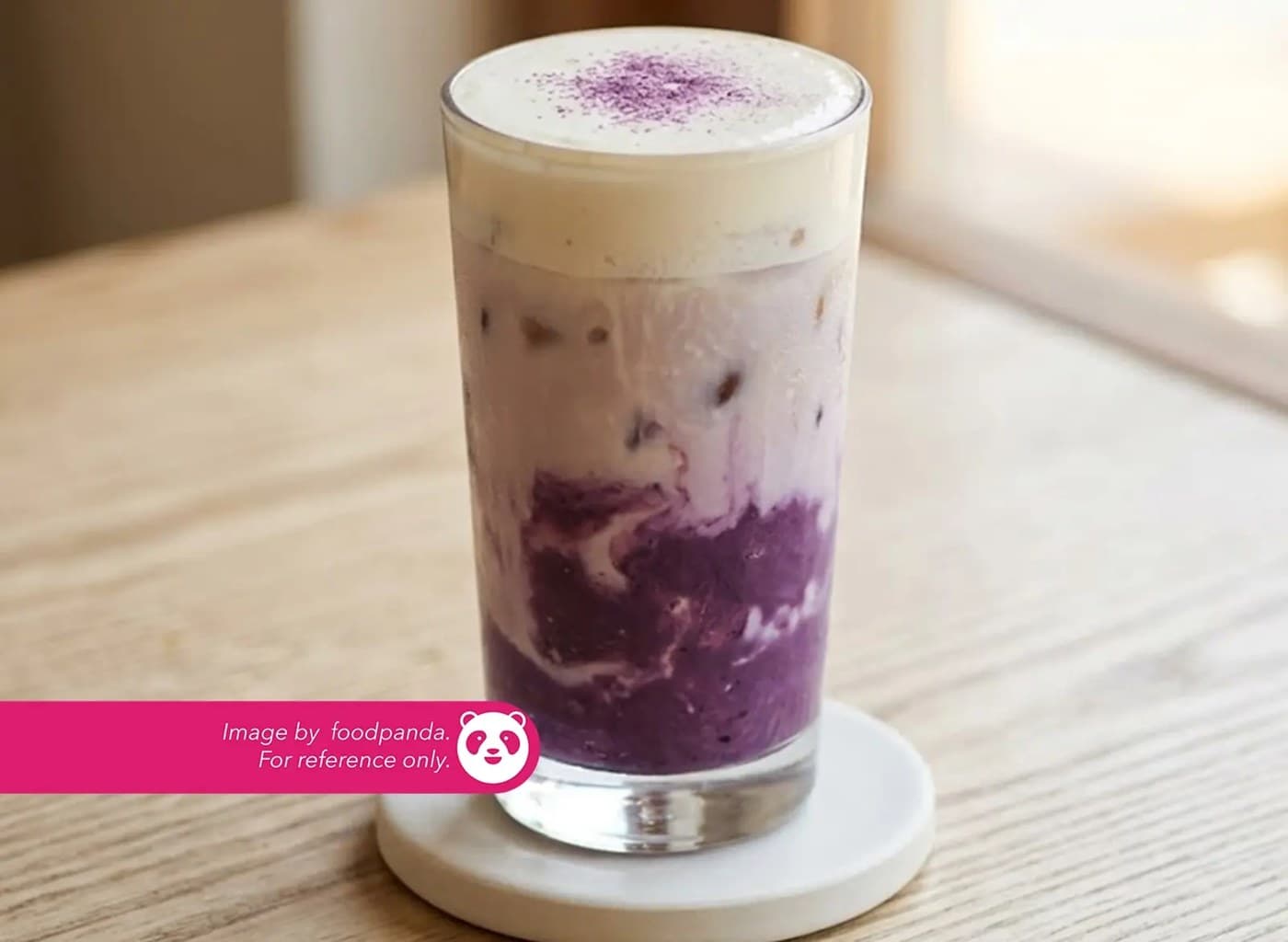 Iced Ube Latte Cream Cheese