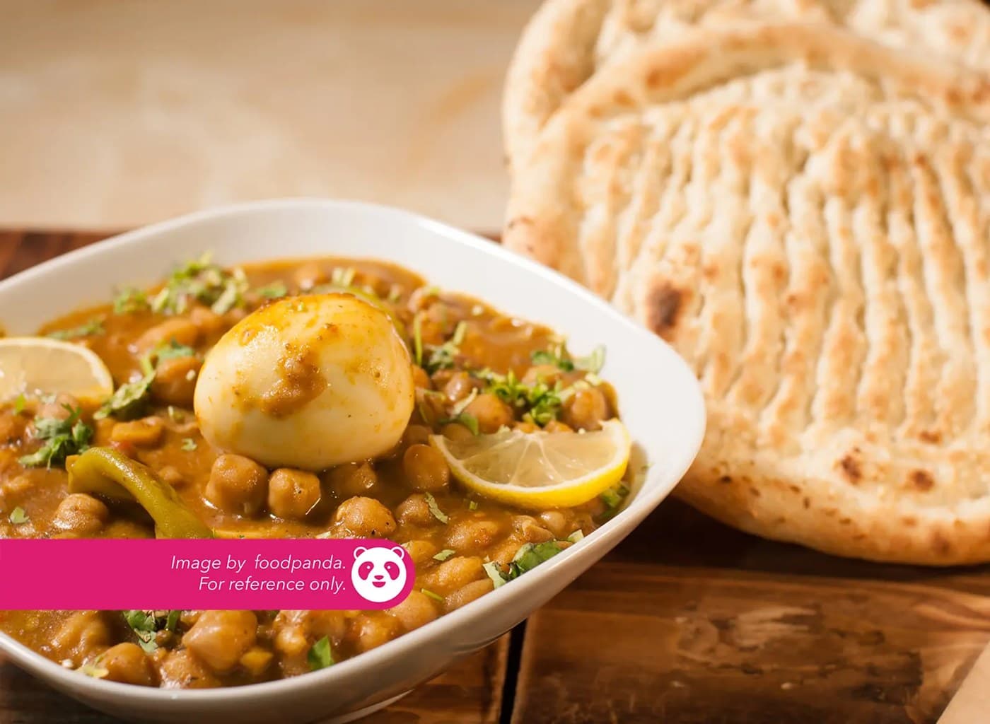 Set Naan Mixed with Chana