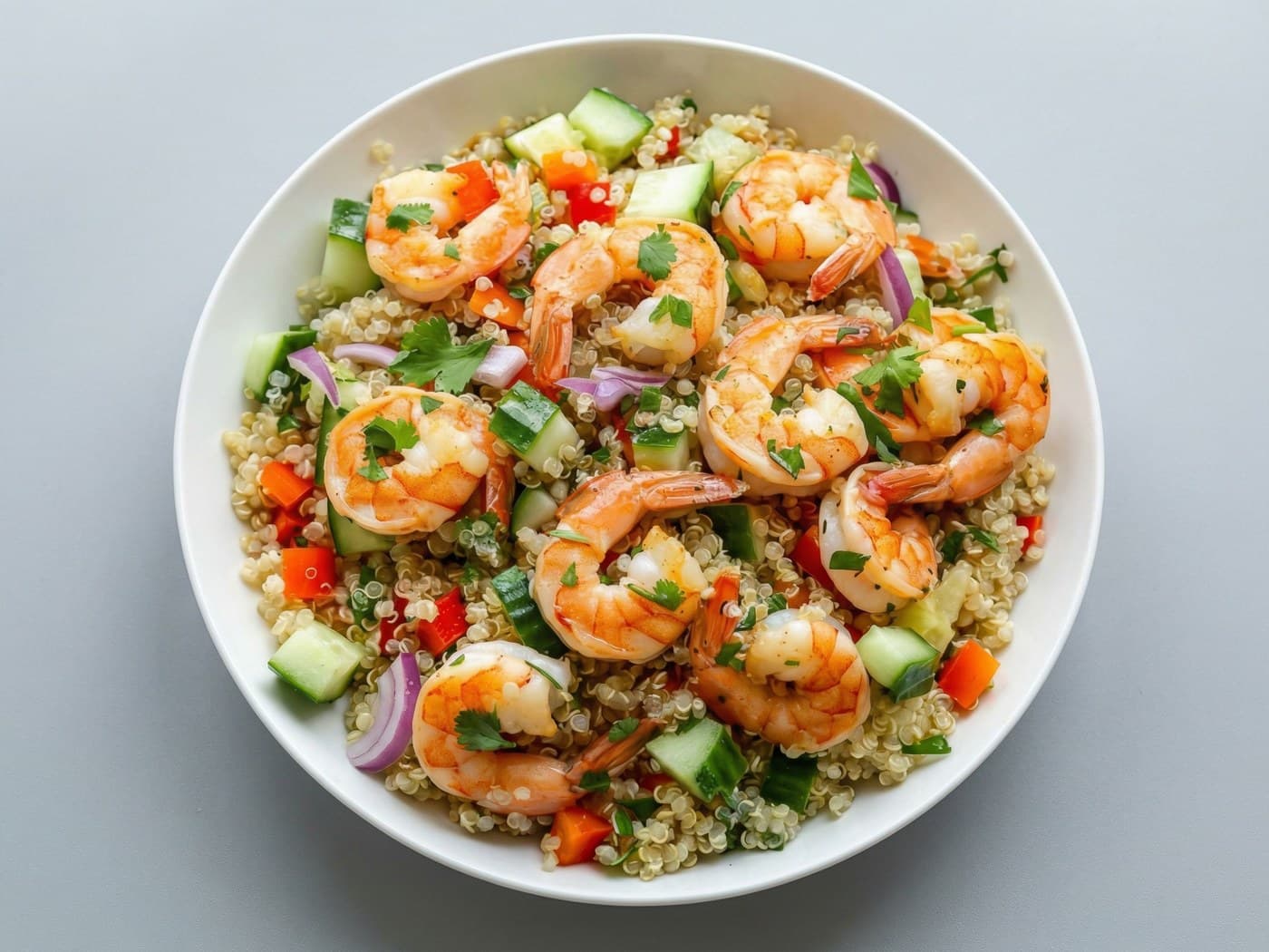 Shrimp Quinoa Salad
