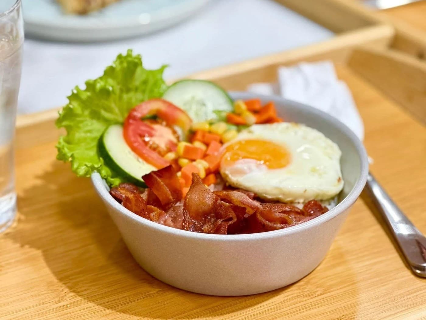 Bacon Rice Bowl