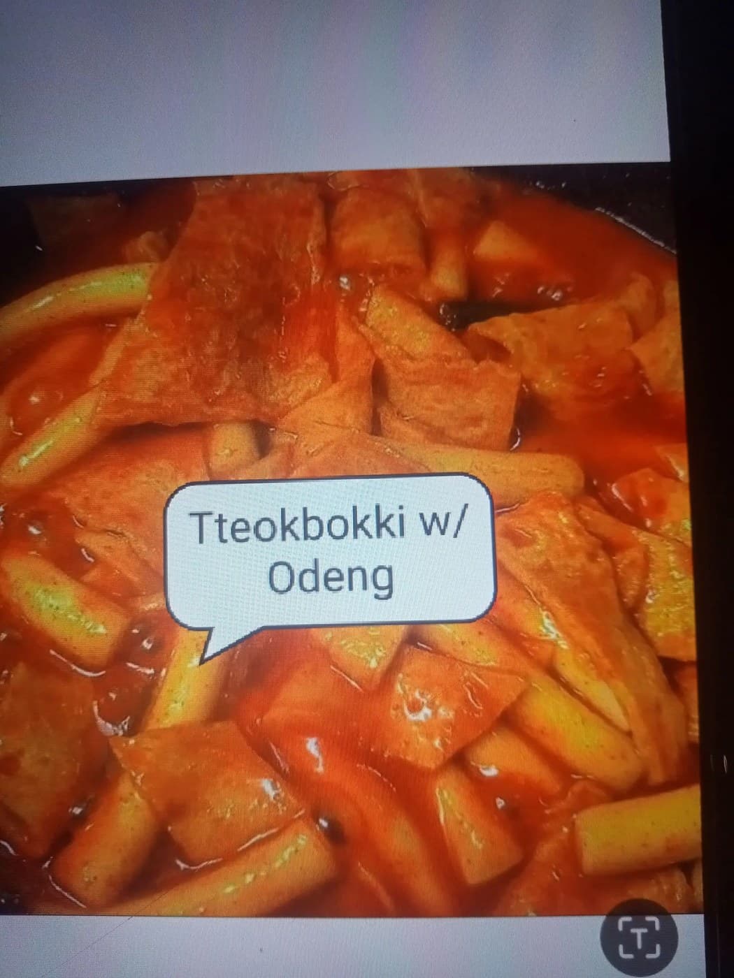 Tteokbokki w/ odeng